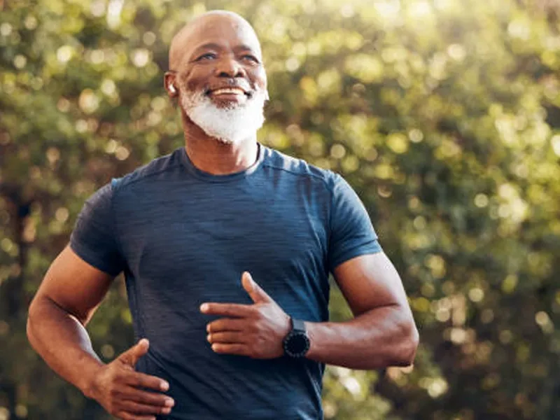 Active confident man after HorseFil