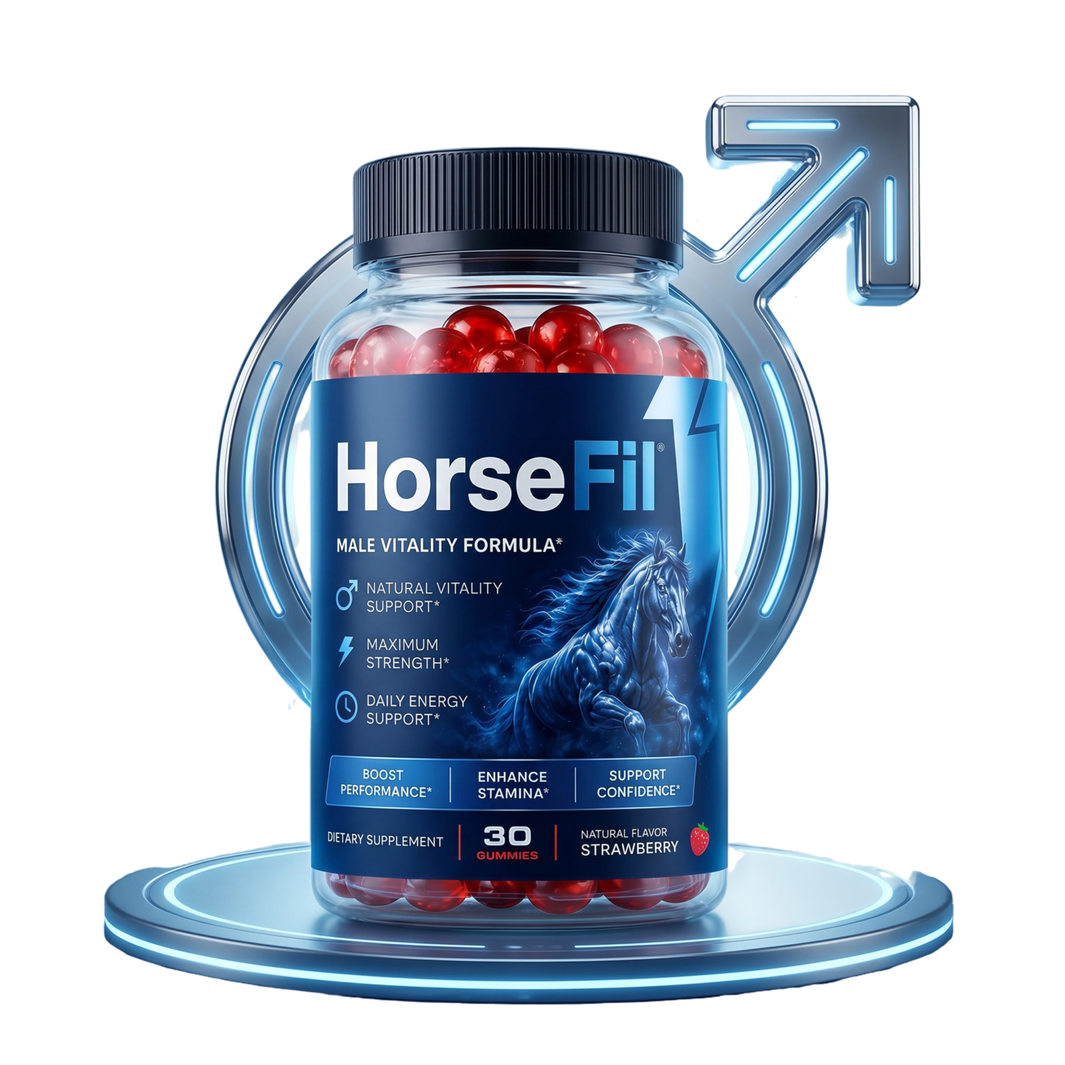 HorseFil Men's Vitality Gummy
